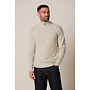 Profuomo Pullover Half Zip Cashmere Sand