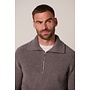 Profuomo Pullover Half Zip Aubergine