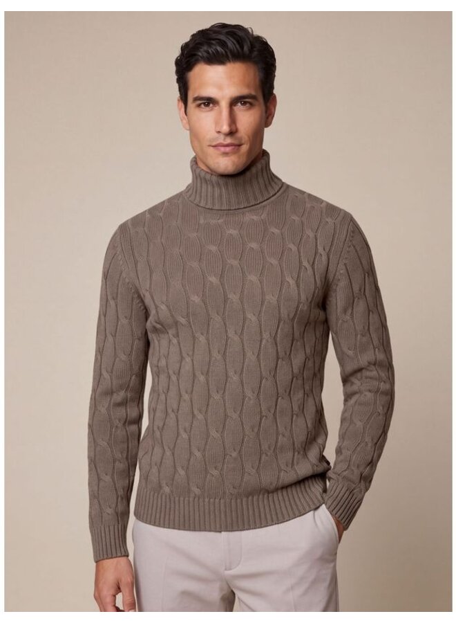 Cavallaro Pullover Milacio Turtle Neck  Antraciet