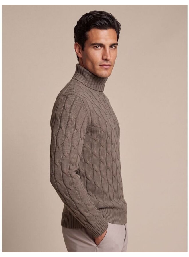 Cavallaro Pullover Milacio Turtle Neck  Antraciet
