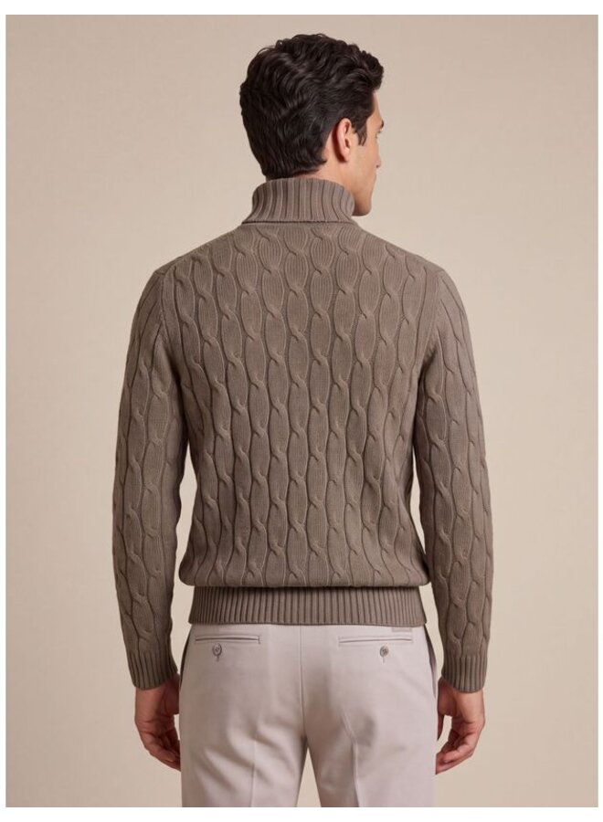 Cavallaro Pullover Milacio Turtle Neck  Antraciet