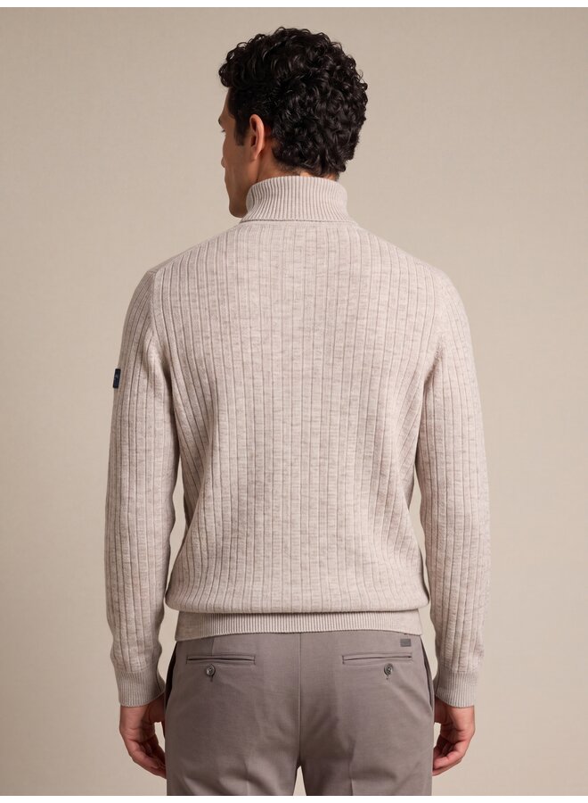 Cavallaro Pullover Givato Roll-Neck Dark Kit Melange