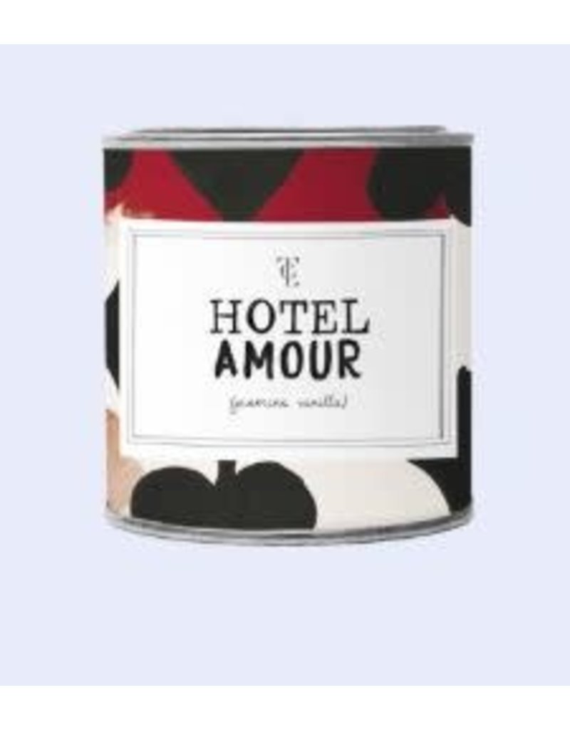 The Gift Label Kaars tin klein - hotel amour