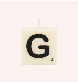 The Gift Label Letter kaarsen - G