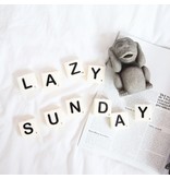 Paper Dreams Letter kaarsen - zwart hartje