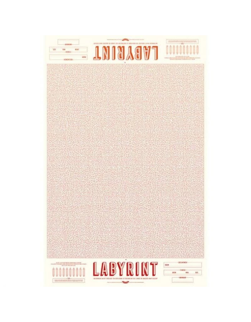 Stratier XL-poster 'Labyrint'
