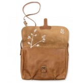 KEECIE Schoudertas Flora en Fauna cognac