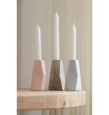 Vanhalst Facet Candle holder eucalyptus