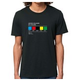 THE VANDAL T-shirt - Colours of cycling - zwart