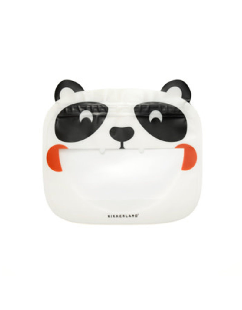 kikkerland Panda zipper bag (3 stuks)