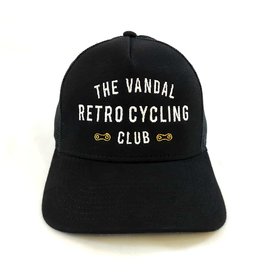 THE VANDAL Trucker Cap Retro Cycling Club - Zwart