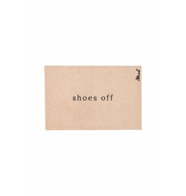 Mad about mats Mat 'Anouk' - Scraper -  50 x 75 cm - 'Shoes off'