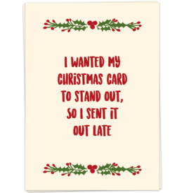 KaartBlanche Kaartje – I wante my Christmas card to stand out