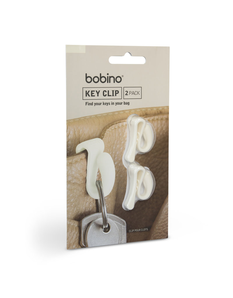 Bobino Key Clip - 2Pack - Cream