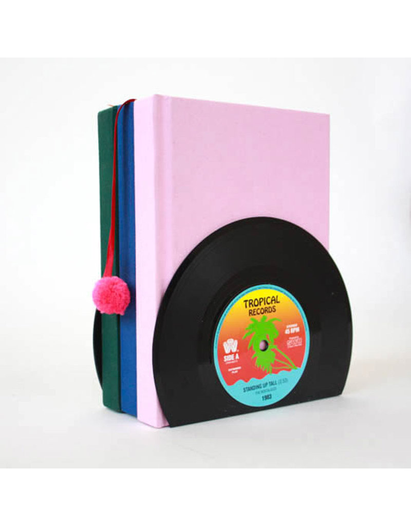 Gift Republic Vinyl boekenstaanders (2 stuks)