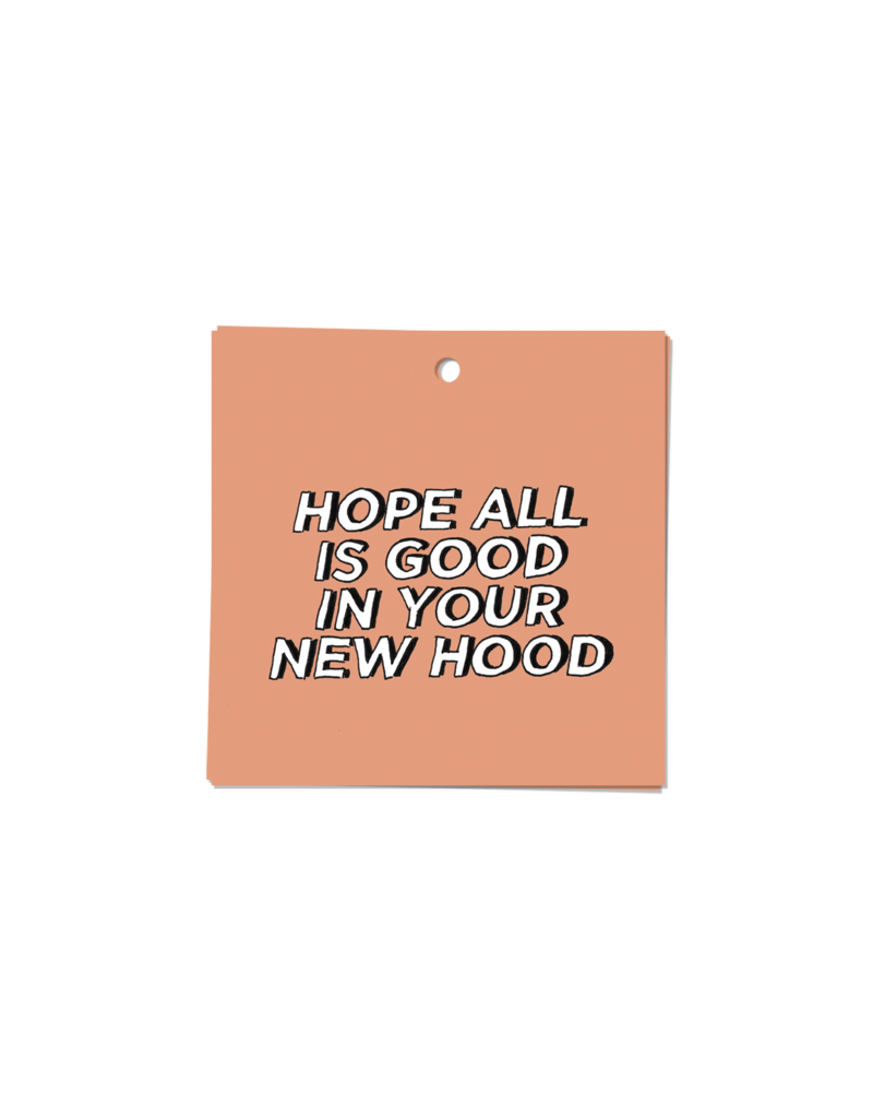 KaartBlanche Gift tag - New hood