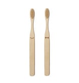 kikkerland Bamboe tandenborstels 'His & Her'