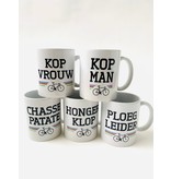 Urban Merch Mok wielrennen 'Kopvrouw'