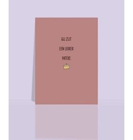 Studio 9 Wenskaart - Lekker pateke