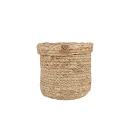 Zusss Jute opbergmand 15 x 15 cm naturel