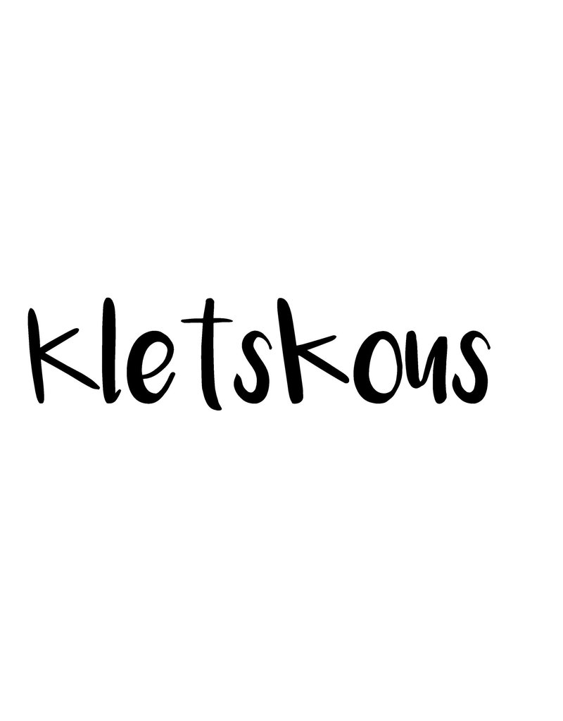 Strijklogo's enzo 'Kletskous' strijkapplicatie