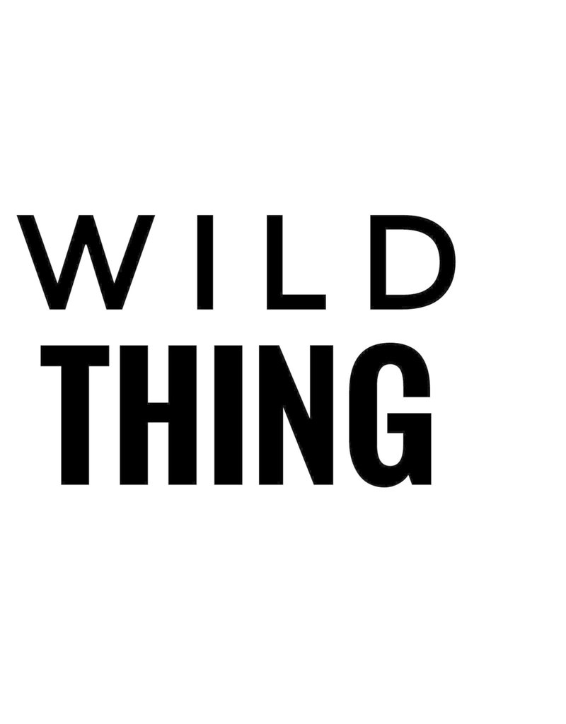 'Wild thing' strijkapplicatie