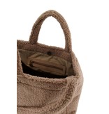 Zusss Grote teddy shopper - taupe