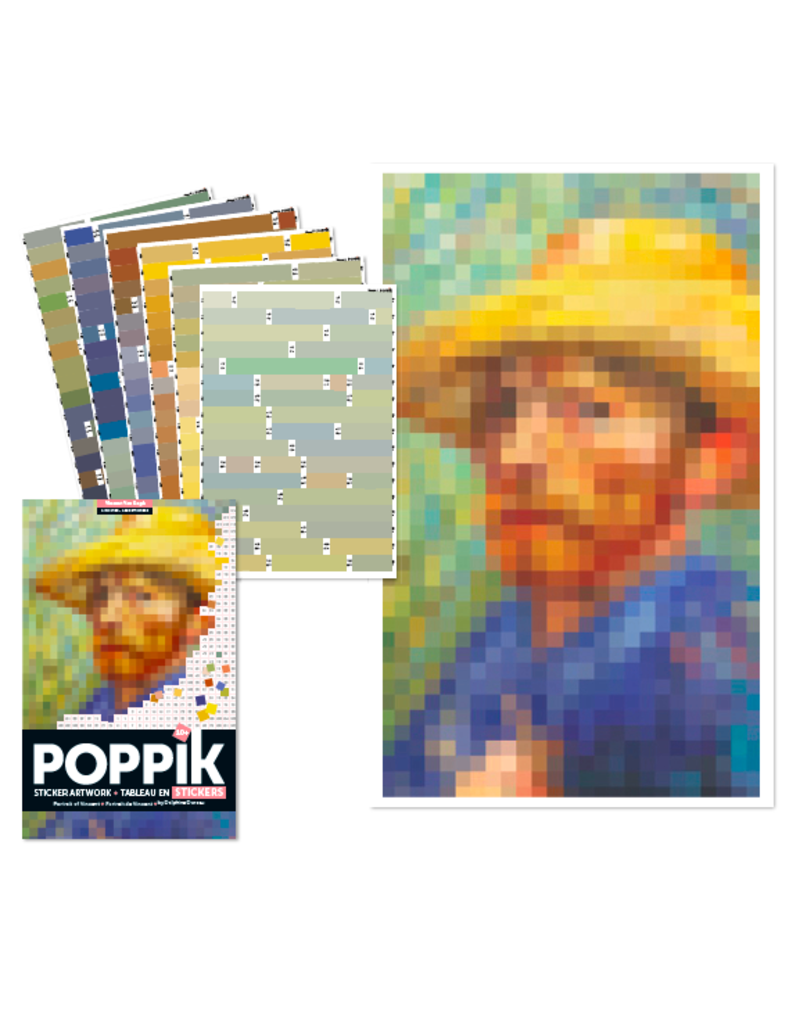 Poppik Sticker- en pixelposter 'Vincent' - 10+