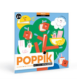 Poppik Mijn eerste stickers - 6 stickerkaarten (4-6j) -Natuur