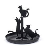 kikkerland Juwelenhouder 'Black cats'