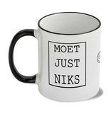 Ministerie van Unieke Zaken Mok 'Moet just niks'