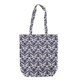 Zusss Katoenen shopper met print zand