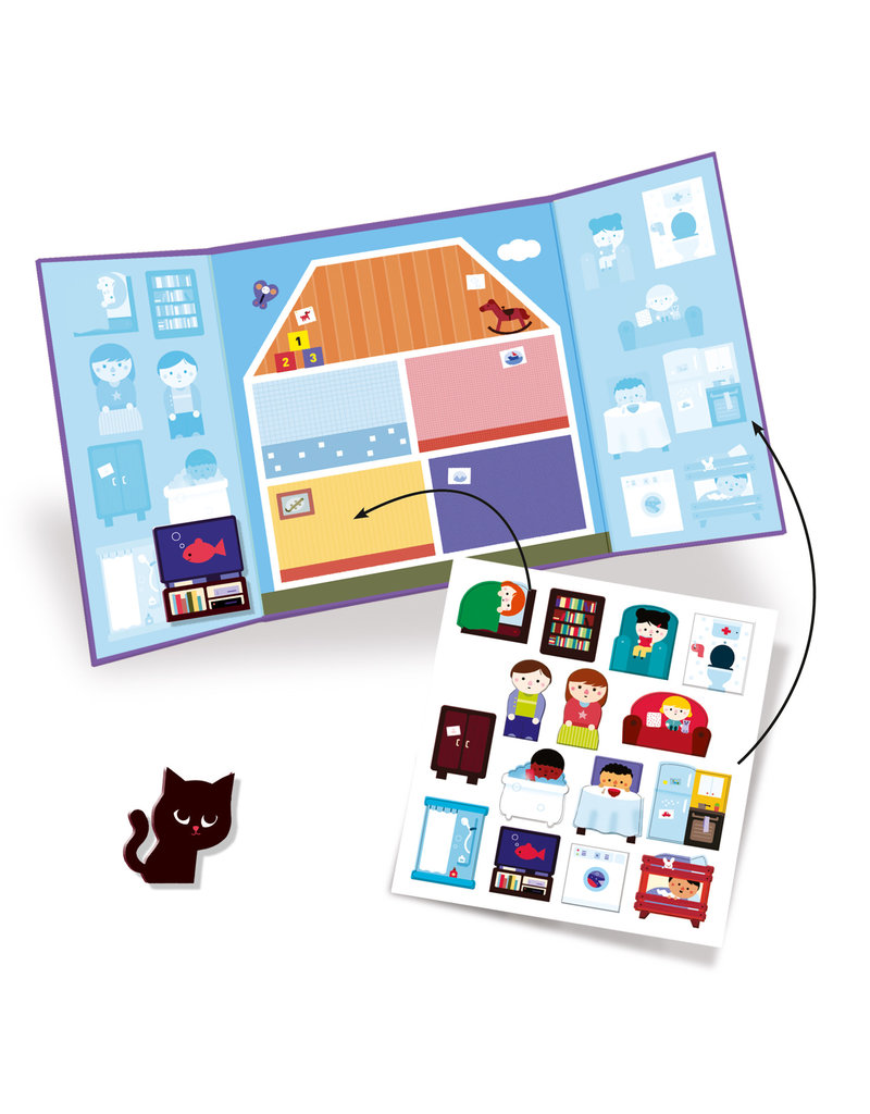 Djeco Stickerset 'Het huis'