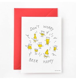 STUDIOFLASH Kaart 'Don't worry, beer happy'