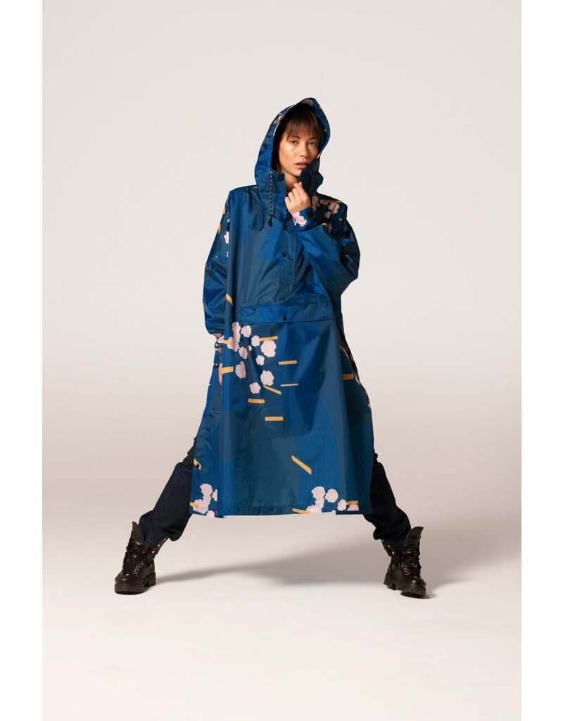 Rainkiss Rain Poncho - Japanese Blossom