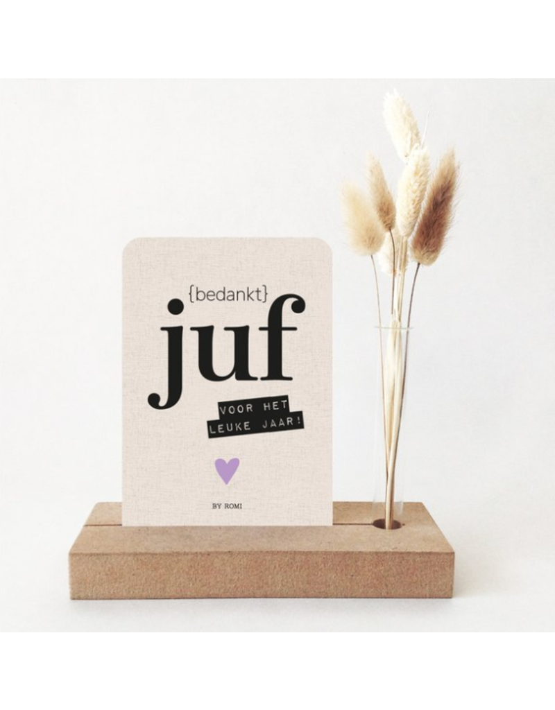 By Romi - Creative Studio Memory Shelf / Bedankt juf voor het leuke jaar