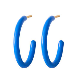 Lulu Copenhagen Color hoops medium enamel - blue