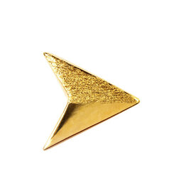 Lulu Copenhagen Oorsteker - Paper plane - gold plated - 1 st