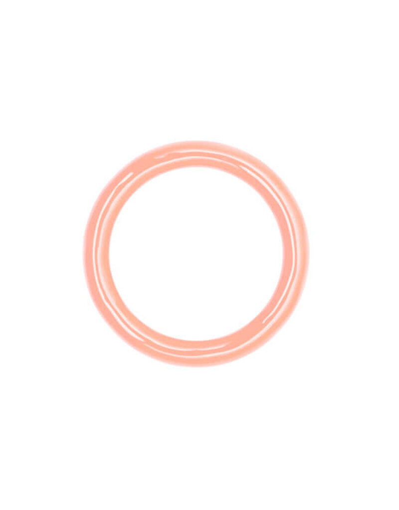 Lulu Copenhagen Color ring enamel light pink - mt 55