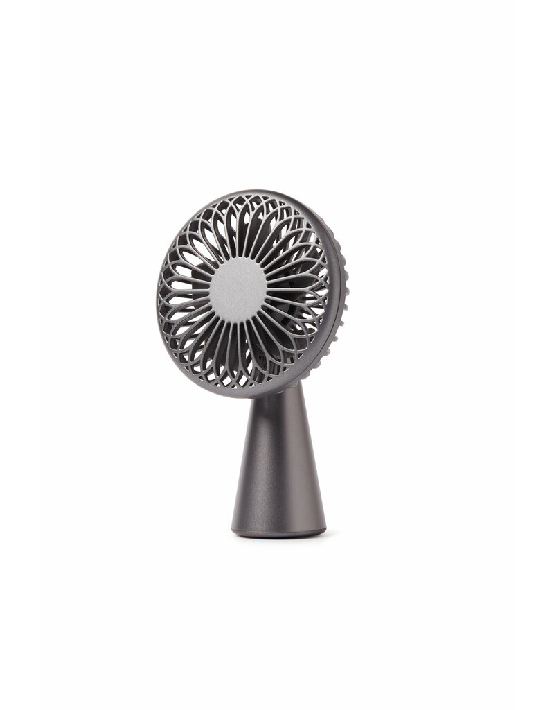 LEXON WINO 3 speed recheargeable fan grey antracite