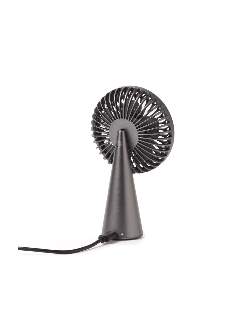 LEXON WINO 3 speed recheargeable fan grey antracite