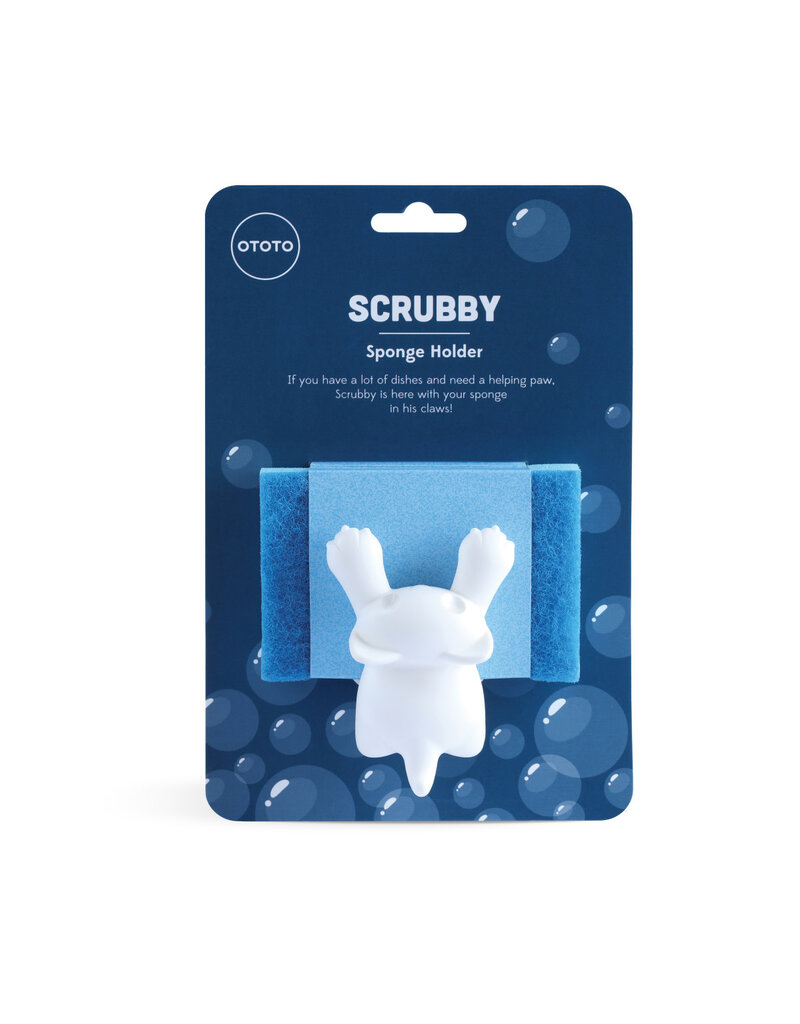 Ototo Sponshouder Scrubby - wit