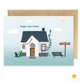 illustra'lies Wenskaart illustra'lies 'Happy new home'