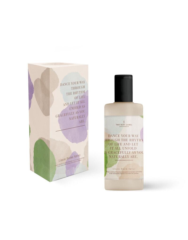 The Gift Label Linen / Room Spray 'Dance your way through..'