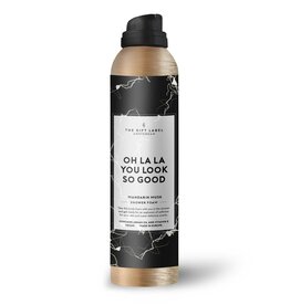 The Gift Label Shower foam men - 'Oh la la you look so good'