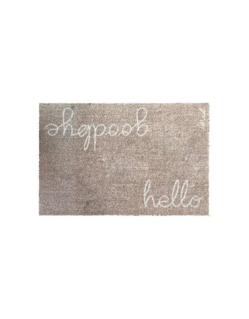 Mad about mats Mat - 'ISLA' - Scraper - 50 x 75 cm - 'Hello - goodbye'