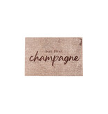 Mad about mats Mat - 'YAYA' - Scraper - 50 x 75 cm - 'But first champagne'