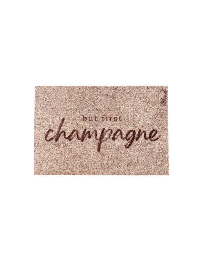 Mad about mats Mat - 'YAYA' - Scraper - 50 x 75 cm - 'But first champagne'