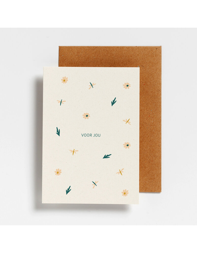 Hello August Wenskaart Hello August - 'Voor jou'