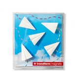 Trendform Magneten 'Paper plane' - 5 stuks